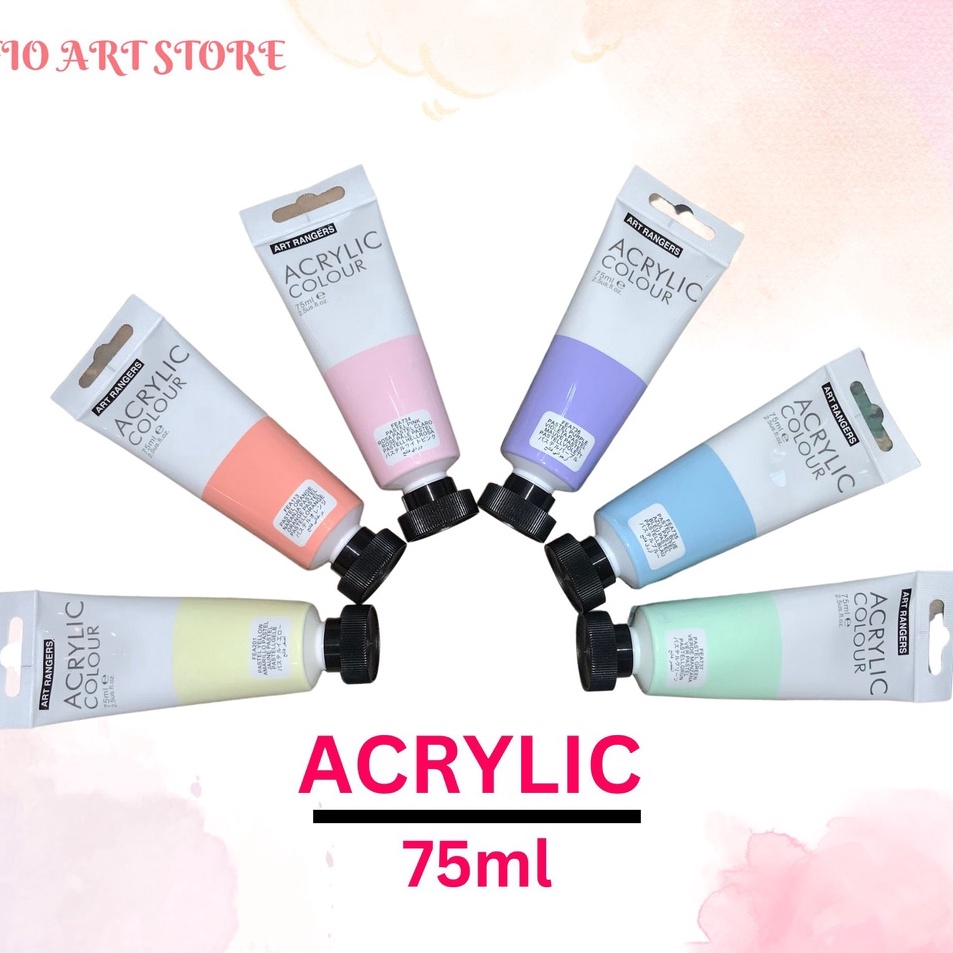 

Super Potongan Cat Akrilik Pastel Art Rangers 75ml Acrylic Paint