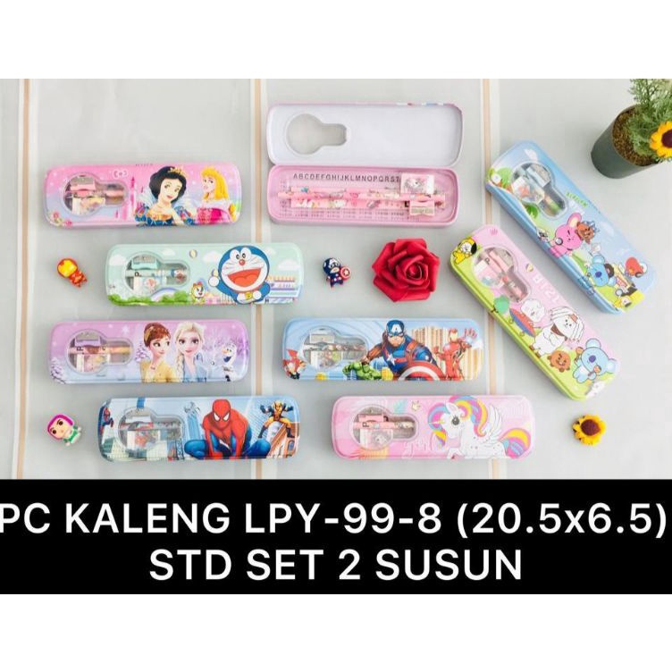 

Produk Terkeren KOTAK PENSIL KALENG ada ISI model JENDELA berbentuk KUNCIPENCIL CASE