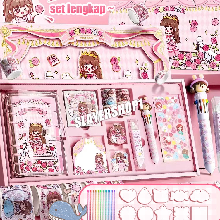 

Buruan Serbu Diary Set Buku Jurnal Binder Aesthetic Buat Hadiah Ulang Tahun