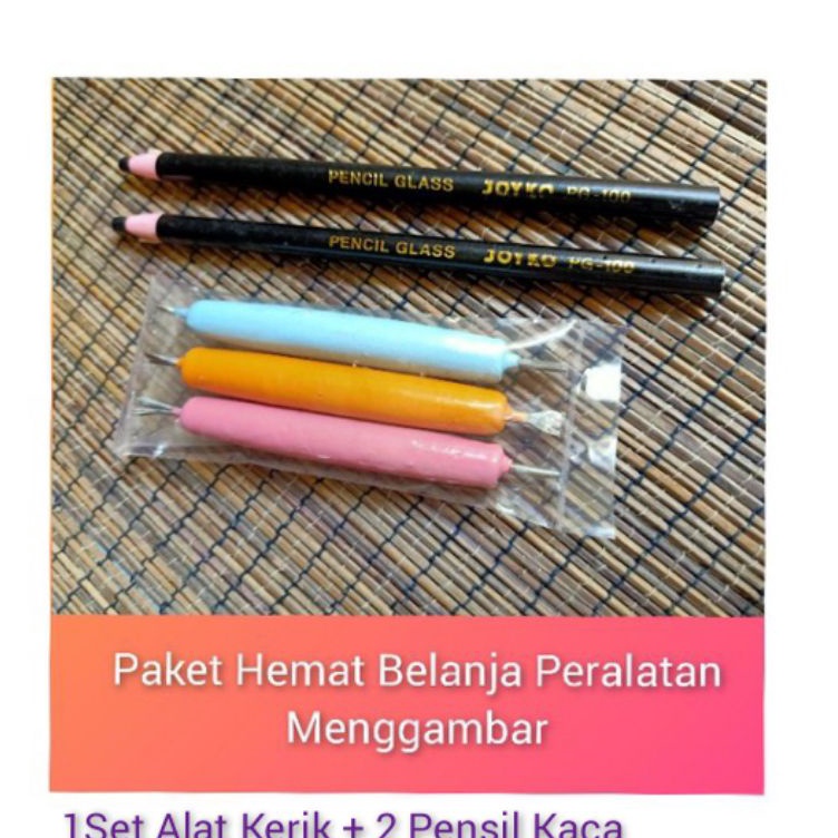 

KODE W2Q Alat Kerik Gambar Alat Gores Krayon 6 Mata Dan Penebal Gambar Joyco Paket Hemat Peralatan Menggambar