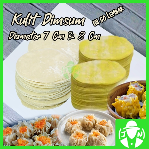 

Kulit dimsum Siomay Gyoza Pangsit tipis halal lembut anti lengket enak Murah !!