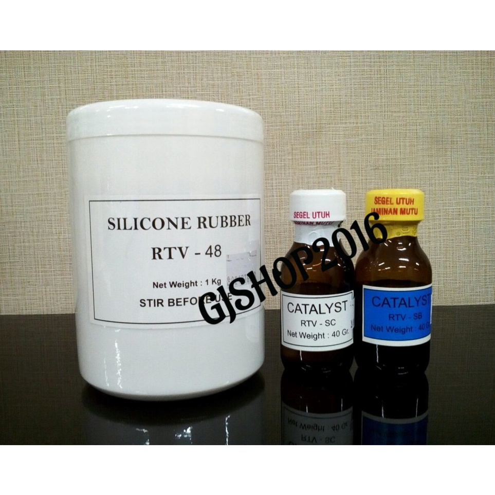 

ART M33F Silicone Rubber RTV 48 1kg Bahan membuat cetakan mold silicone