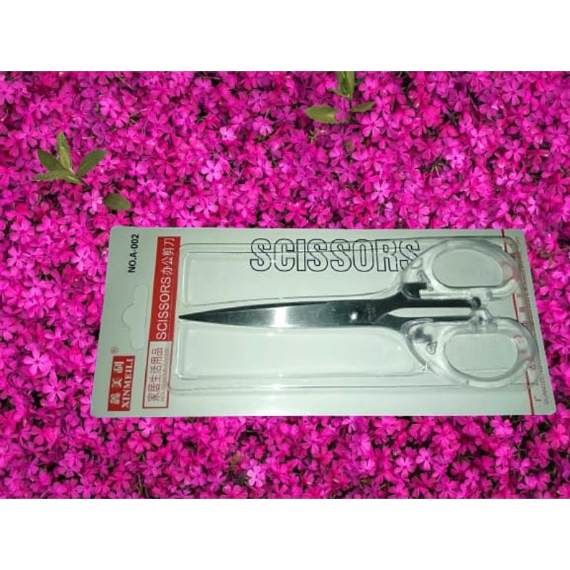 

Gunting Stainless Dengan Pegangan Tranparan