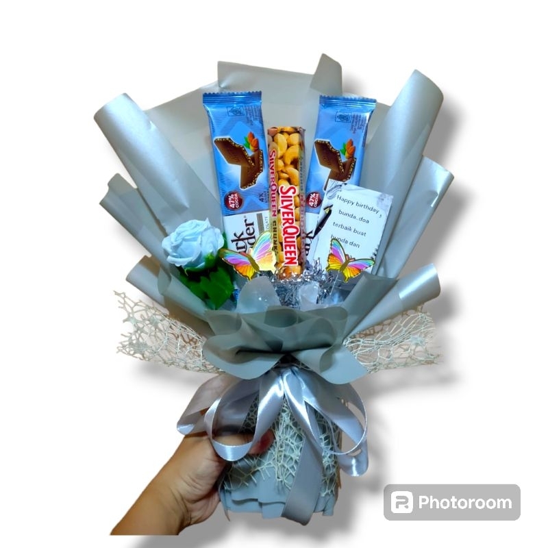 

buket snack cokelat hadiah kekinian birthday gift