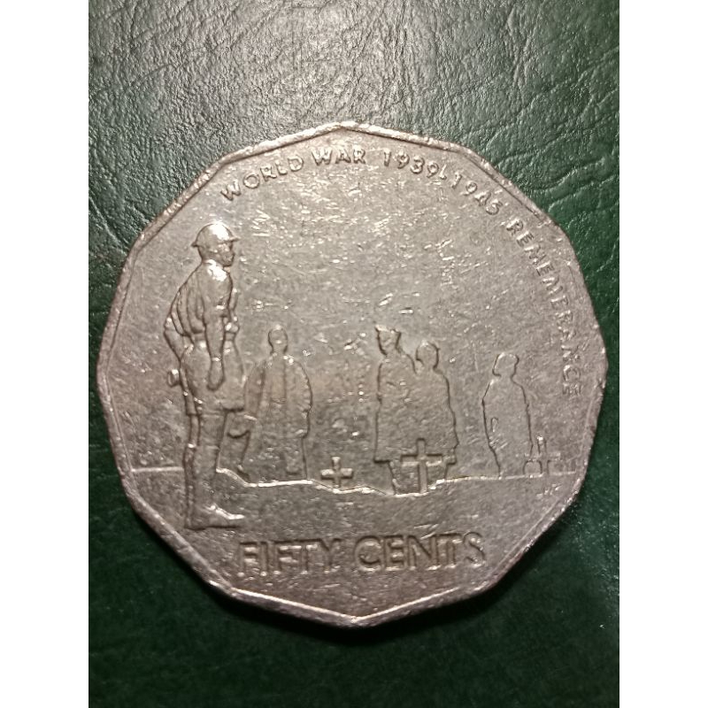 Koin Australia 50 Cents Tahun 2005
