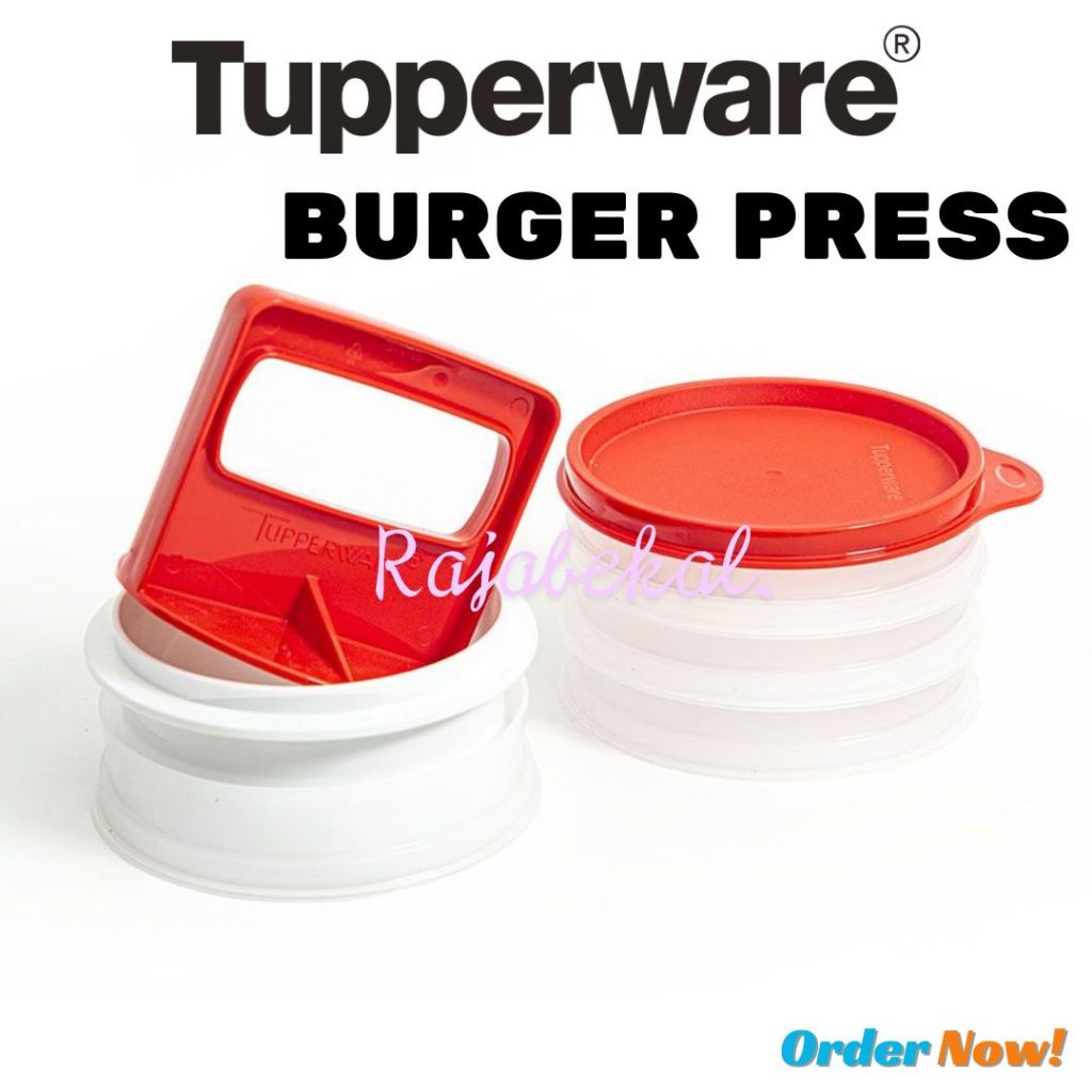 PROMO Tupperware  Burger Press alat pembuat burger patty PROMO Tupperware  Agustus