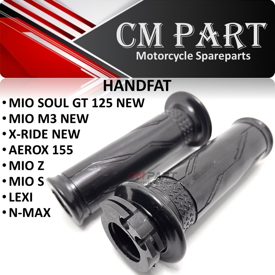Handle Grip Handfat Handpad Handgrip Mio Z S M3 Soul GT 125 X-Ride NEW Aerox 155 Lexi N MAX NMAX