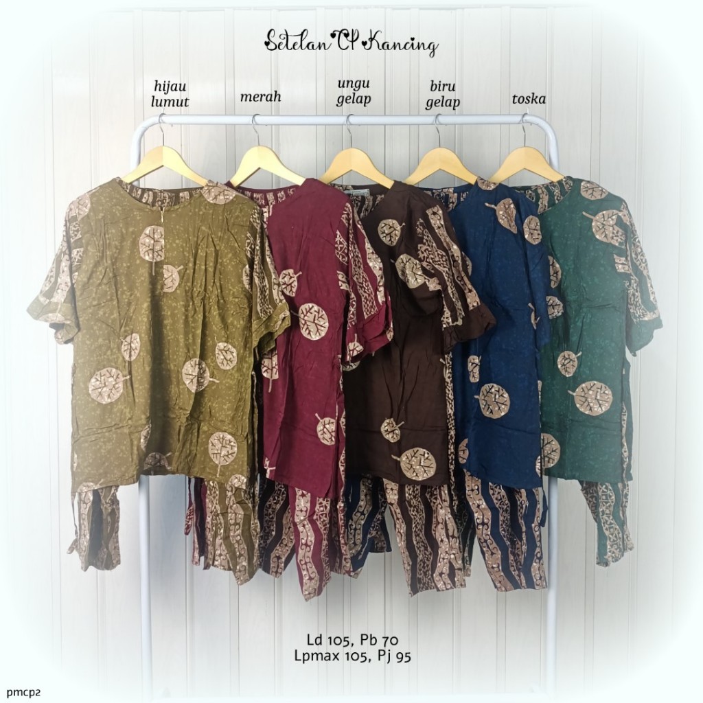 Setelan Kulot CP Premium Baby Doll Batik Pekalongan PM 2