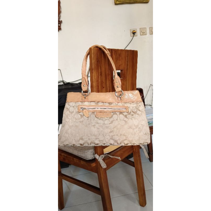 coach kanvas vintage tote bag