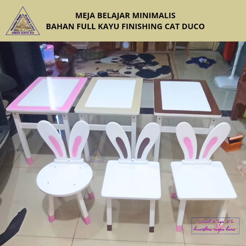 MEJA DAN KURSI BELAJAR(HARGA SATUAN).MEJA DAN KURSI UNTUK ANAK, MEJA BELAJAR, KURSI ANAK.