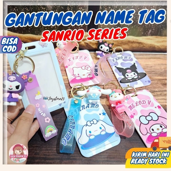 

Gantungan Sanrio Name tag ID Card Holder /Gantungan Kartu Nama/Tempat Kartu ID Card holder