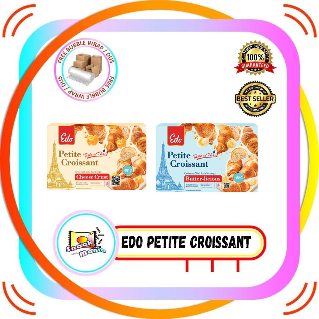 

EDO Petite Croissants Cheese Crust | Butter Licious ~ 66 gr