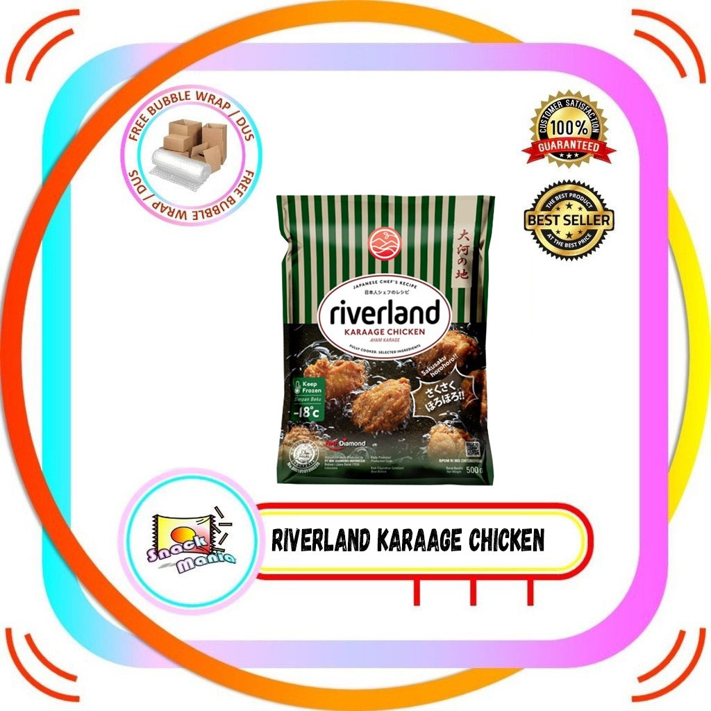 

Riverland Chicken Karaage ~ 500 gr Ayam Karage Nugget