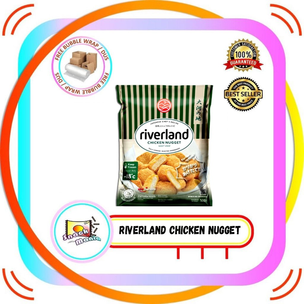 

RIVERLAND Japanese Chicken Nuggets 500 gr Nugget Naget Ayam