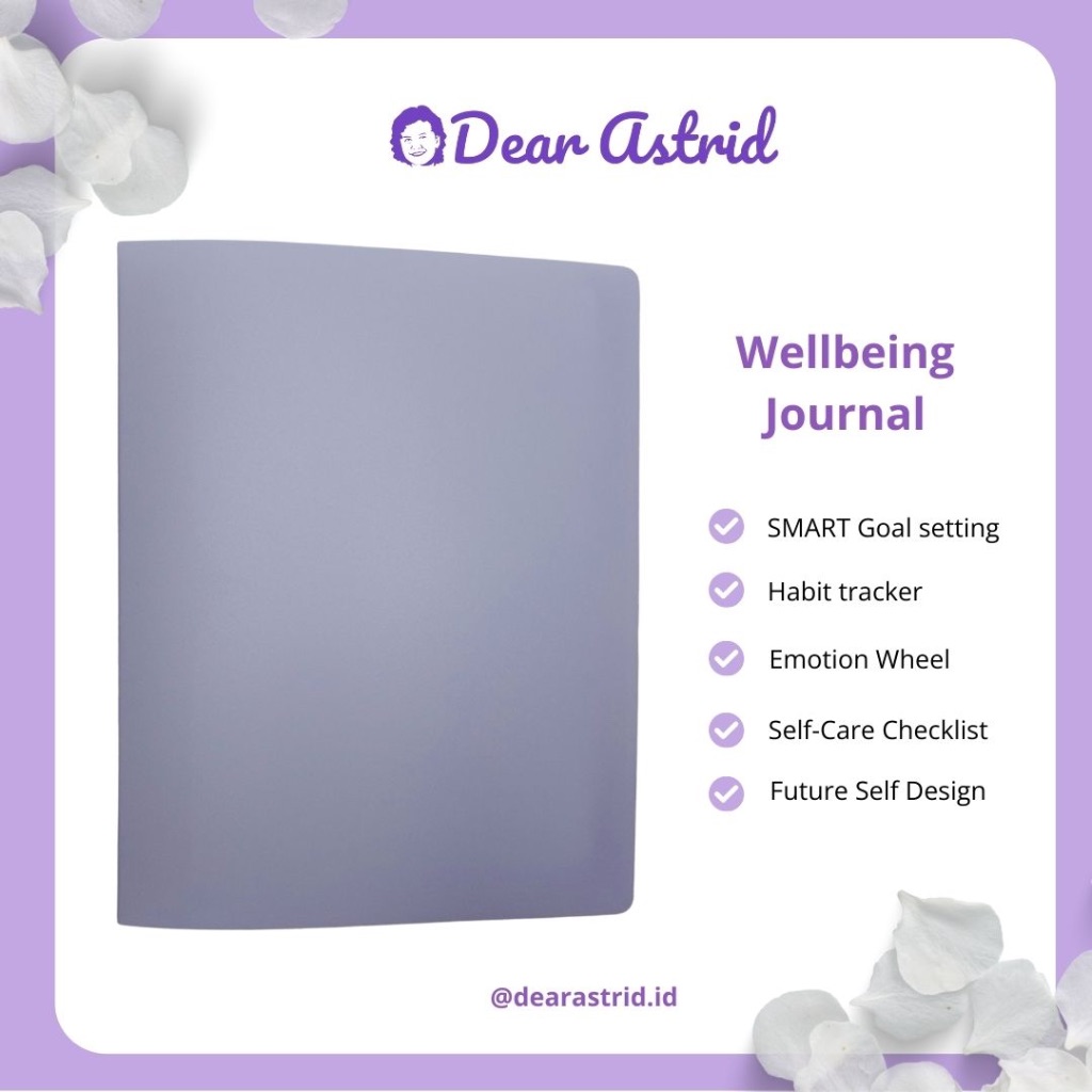 

DearAstrid Wellbeing Journal (Plastic - Lilac)