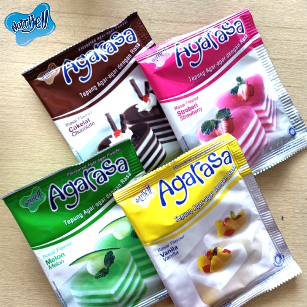 

Nutrijell Agarasa 10g Tepung agar-agar dengan rasa