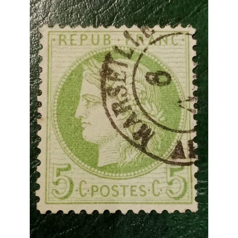 

Prangko Perancis 5 c postes CERES Tahun 1871-1873 USED