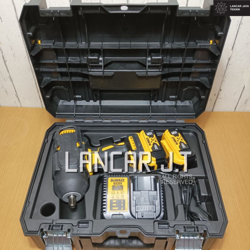 MESIN BOR IMPACT PEMBUKA BAUT DEWALT DCF900P2T-B1 IMPACT WRENCH DEWALT MESIN BUKA RODA TRUK MOBIL MO