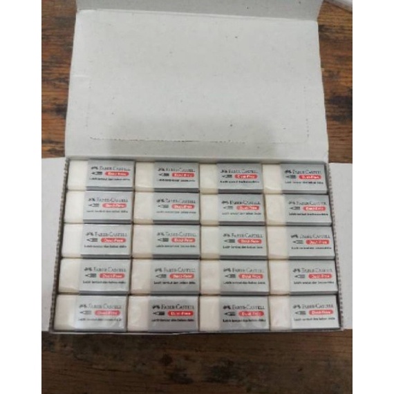 

KODE Q9P6 Penghapus Faber Castell 1 Pack Isi 4pcs Original