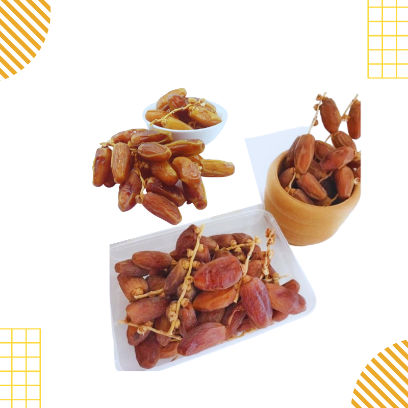 

[ COD ] Kurma Tunisia Tangkai 500 Gram Toples / Kurma Tunis Mirip Palm Frutt / Kurma Murah