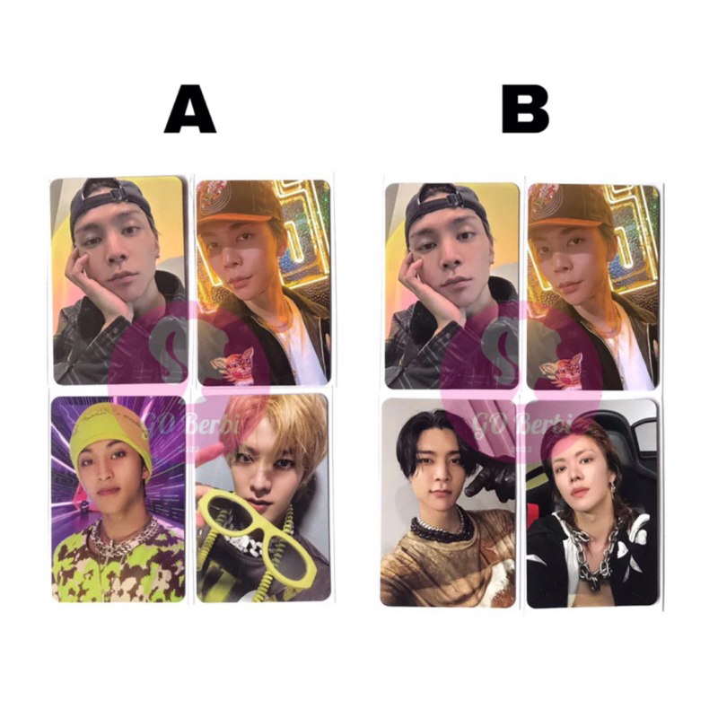 Photocard Kpop NCT 127 JOHNNY MARK YUTA LUCKY DRAW THE LINK+ FASIGN SM STORE WINK 2BADDIES POLAROID 