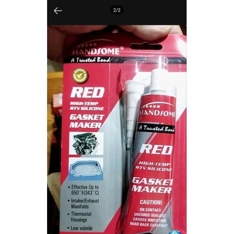 LEM RADIATOR/ LEM RED SILICONE / LEM GASKET / LEM SILICONE RED 35 gram