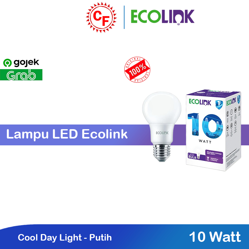 Lampu Led Ecolink 10 Watt Putih