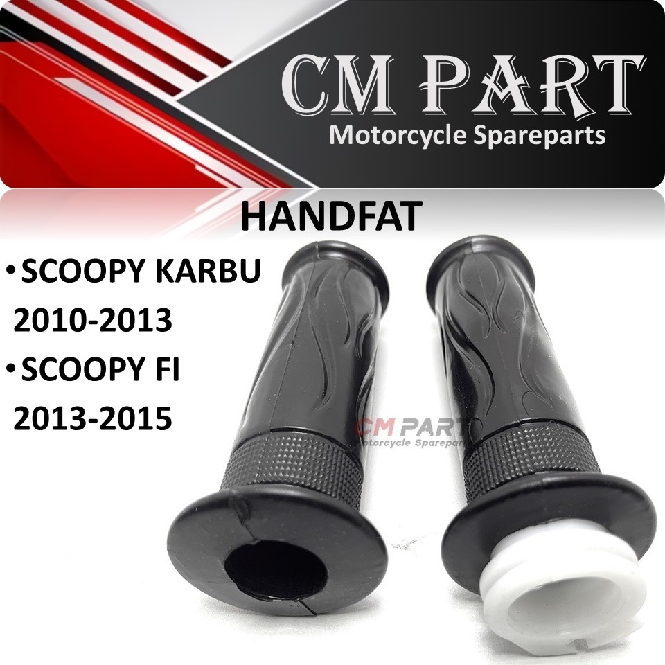 Handle Grip Handfat Handpad Handgrip Scoopy karbu Scoopy FI