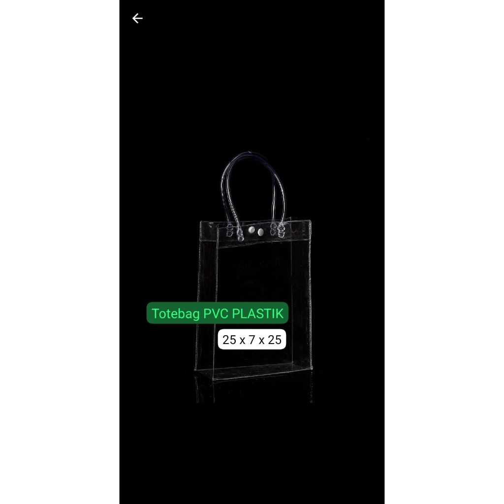

TOTEBAG PVC PLASTIK 25 X 7 X 25 ISI 12 PCS, BISA U/SOUVENIR ULTAH/ DLL BAHAN TEBAL