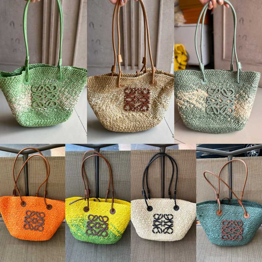 LOWE TOTE  BAG RAFFIA TERBARU