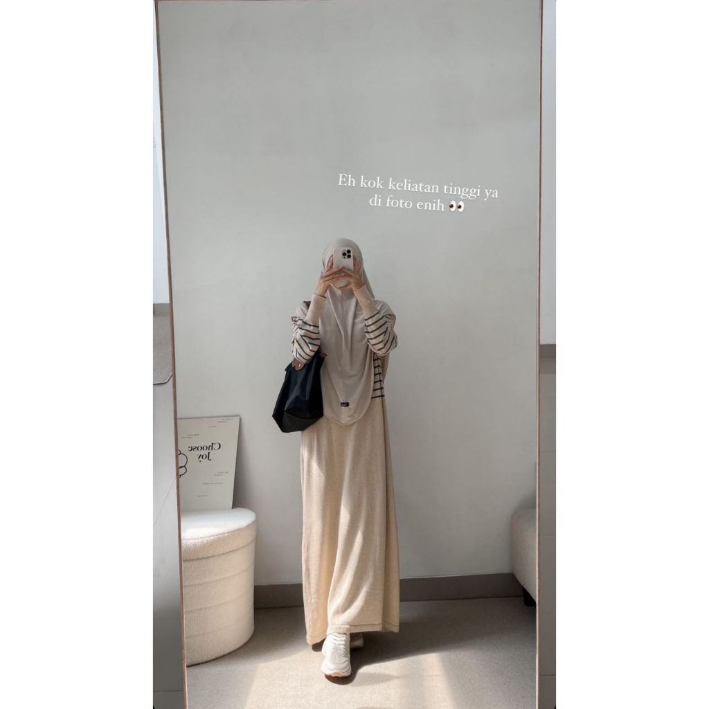 Quail Hijab - Zayna Dress Knit Premium | Hijab Outfit Oversize