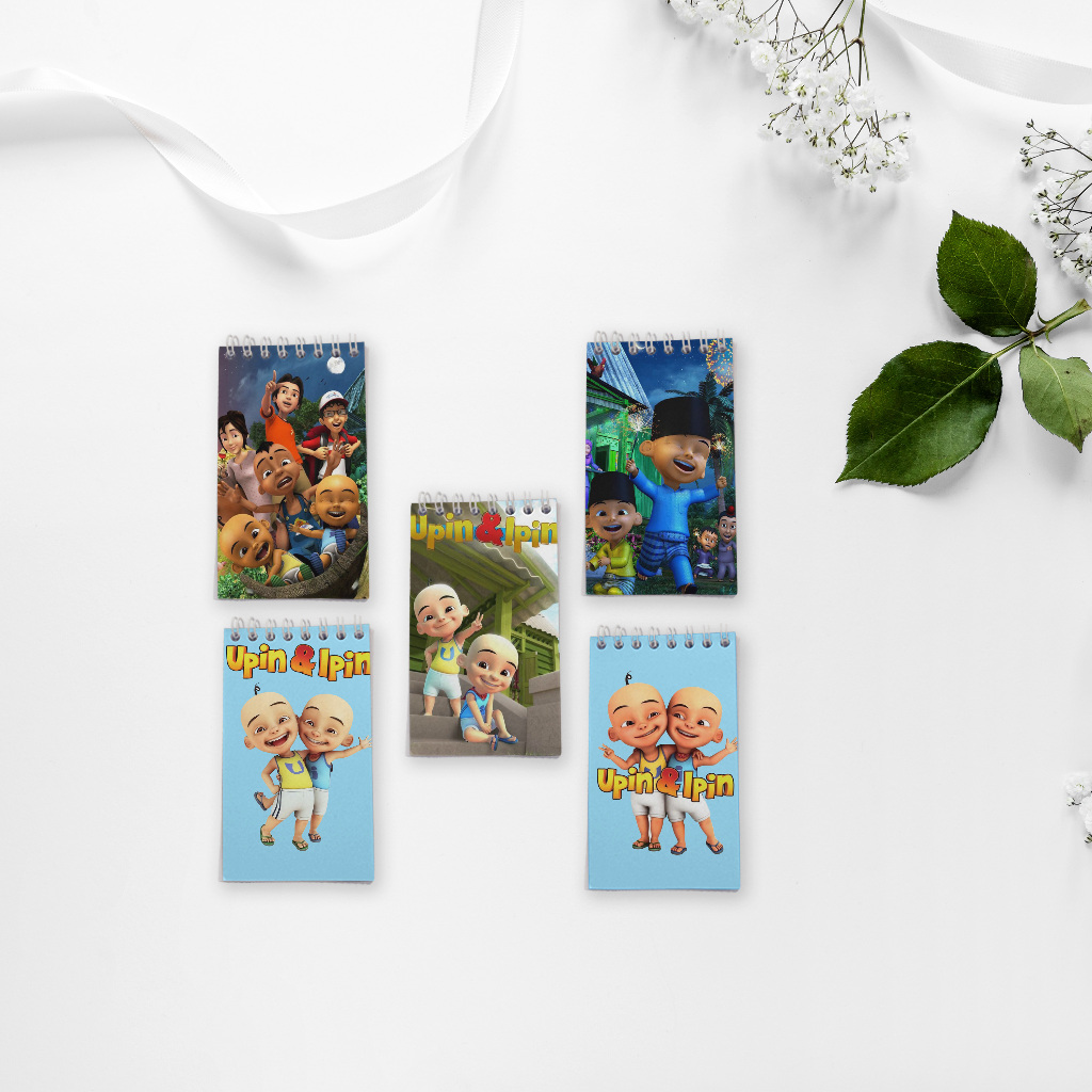 

Note Book Spiral Medium (7 cm x 12 cm) Edisi Upin Ipin