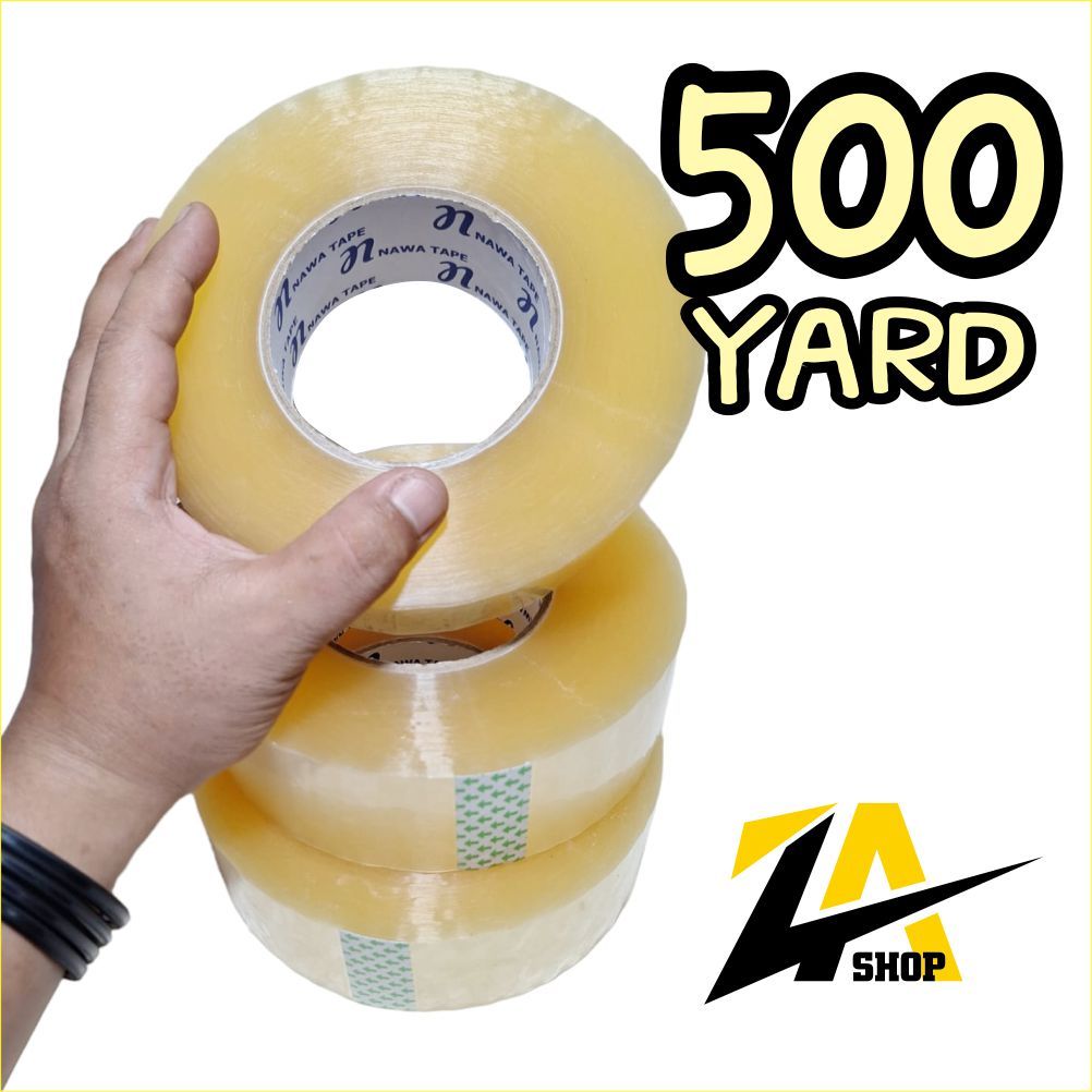 

HenJO LAKBAN JUMBO Termurah 500 Yard LAKBAN Bening & Coklat Berkualitas