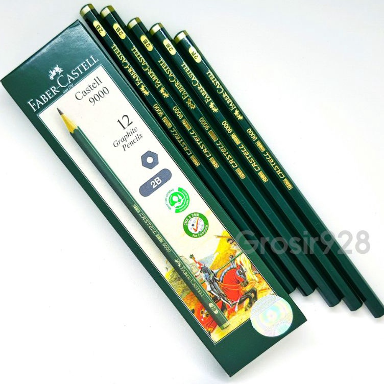 

ART C77X Per 12 Pensil Pencil FaberCastell 2B untuk ujian komputer DIJAMIN ORIGINAL