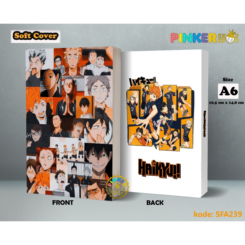 

(SFA272) Pocket Note Anime HAIKYU 01 Softcover