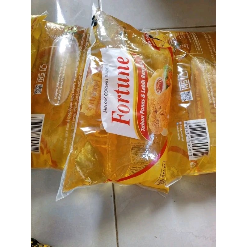 

Minyak Fortune bantal 1 liter/minyak goreng Fortune 1 dus