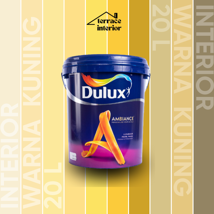 Cat Tembok Dulux Ambiance Interior 20L Kuning Yellow Gloss