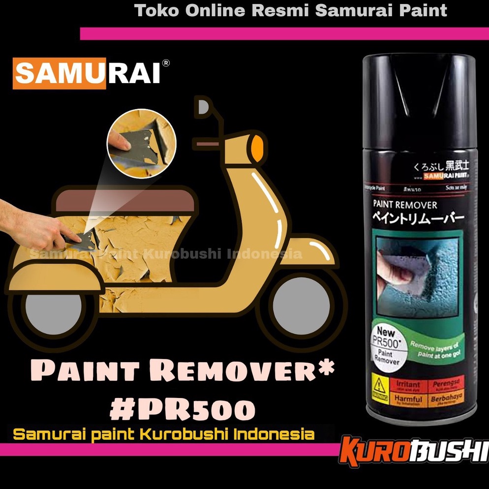 

ART L24I Samurai Paint PR5 Paint Remover 3ML Cairan Pengelupas cat remofer samurai