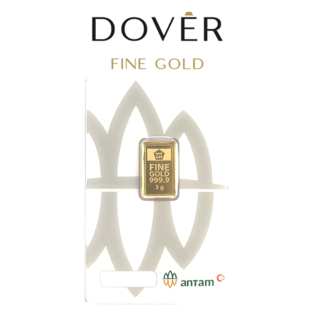 Logam Mulia Emas Antam 3 gram Certieye / 3 gr Antam Retro