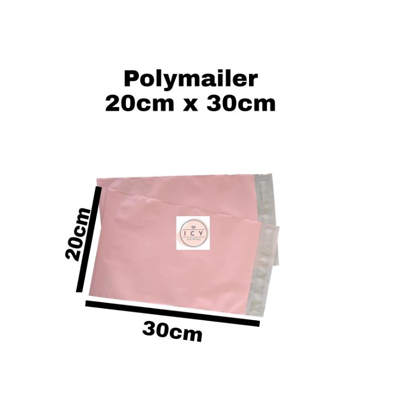 

ART Q47E VENNE MAILER1pcs Polymailer 2 x 3 cm Pink Abu Kantong Amplop Plastik Online Shop packing