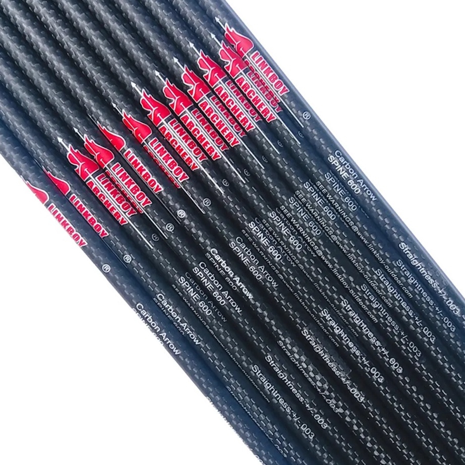 Shaft arrow Linkboy archery 1 pure carbon 3K ART T6F5