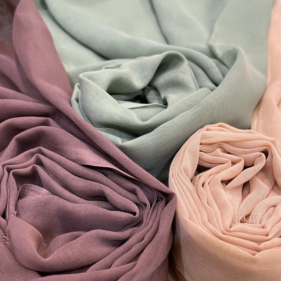 Terbaru Kain Voile Paris Premium  Paris Premium  Bahan Hijab Voile Paris Harga per 115m