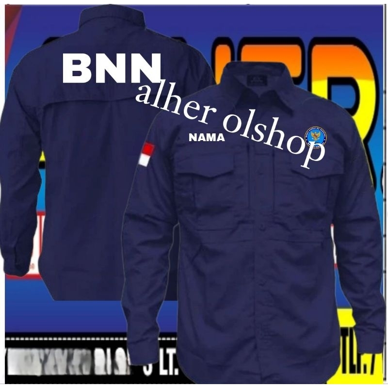 kemeja tactical BNN kemeja BNN baju BNN seragam BNN baju dinas BNN baju tactical BNN pdl BNN seragam