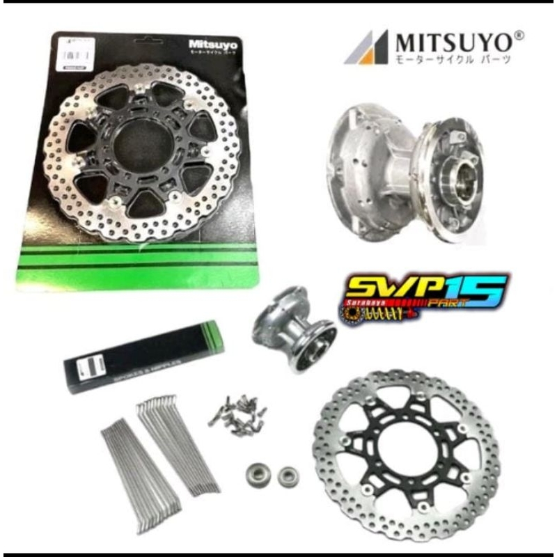 Tromol Depan D-Tracker Full Set Tromol KLX Set Pnp Ninja MP Tiger Cb King