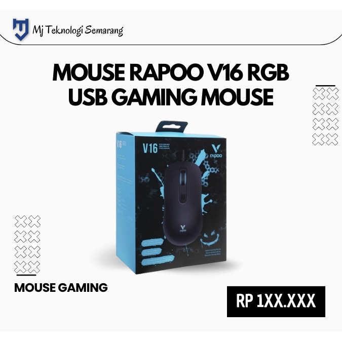 MOUSE RAPOO V16 RGB - USB Gaming Mouse