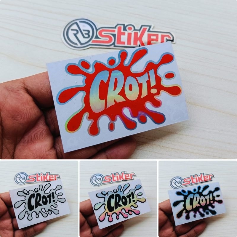 Stiker cutting Crot stiker bercak crot