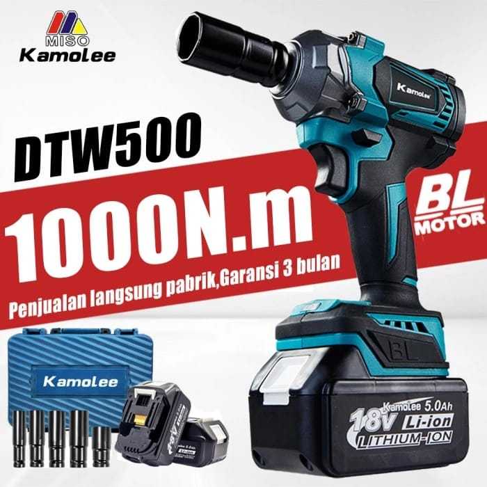 Termurah MESIN BOR KAMOLE. pembuka baut ban mobil IMPACT DRILL 18v - Hanya carger