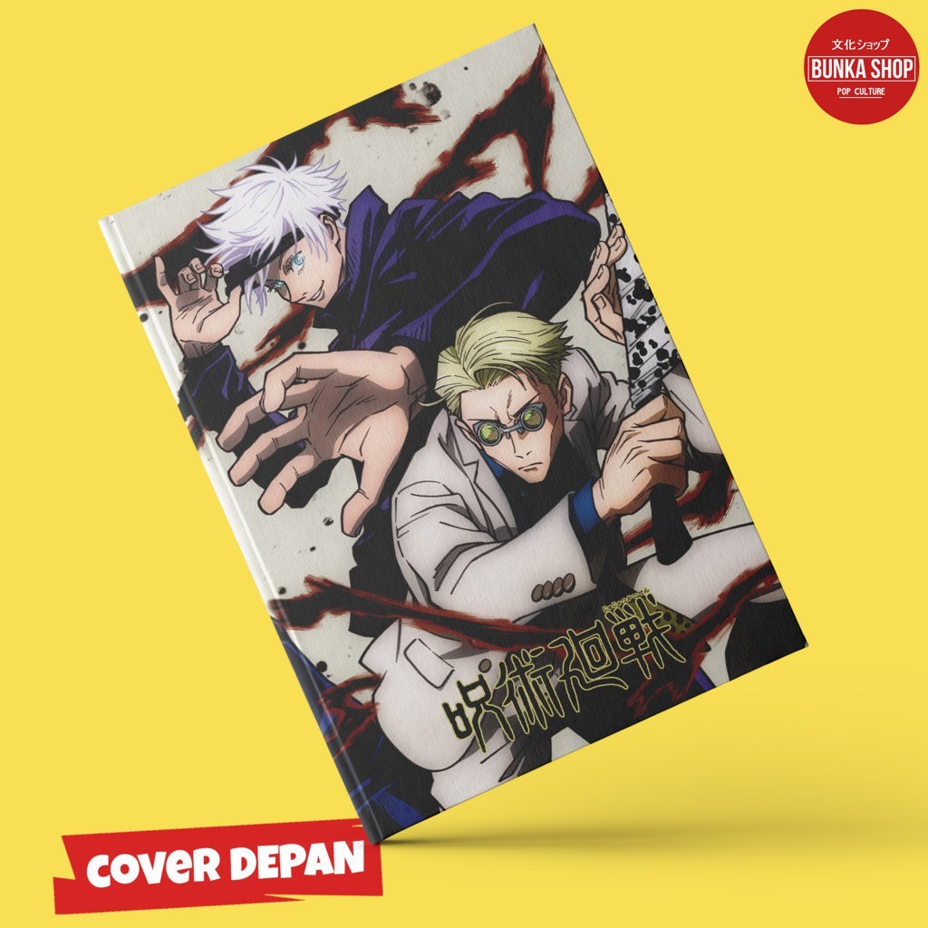 

Pocket Note Anime Jujutsu Kaisen Gojo Softcover A6 Buku Tulis catatan Notes Agenda Planner Jurnal