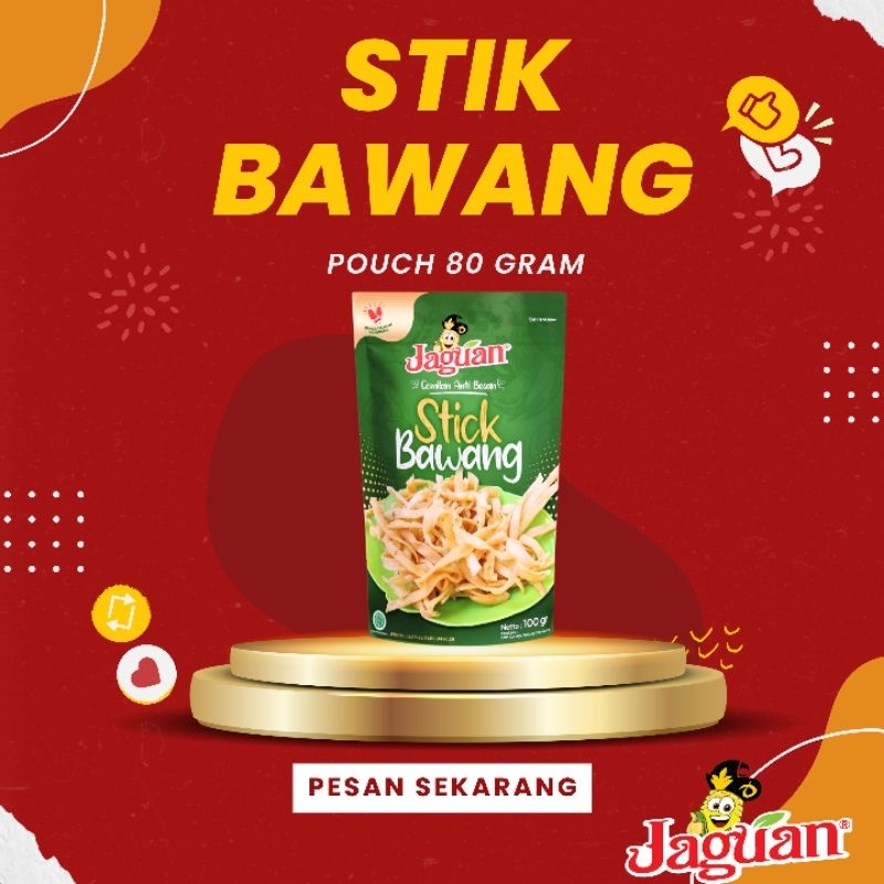 

Stik Bawang Gurih Renyah/Kue Bawang/Stik Bawang Gorontalo/Kue Bawang/Kerupuk Bawang 80 gram