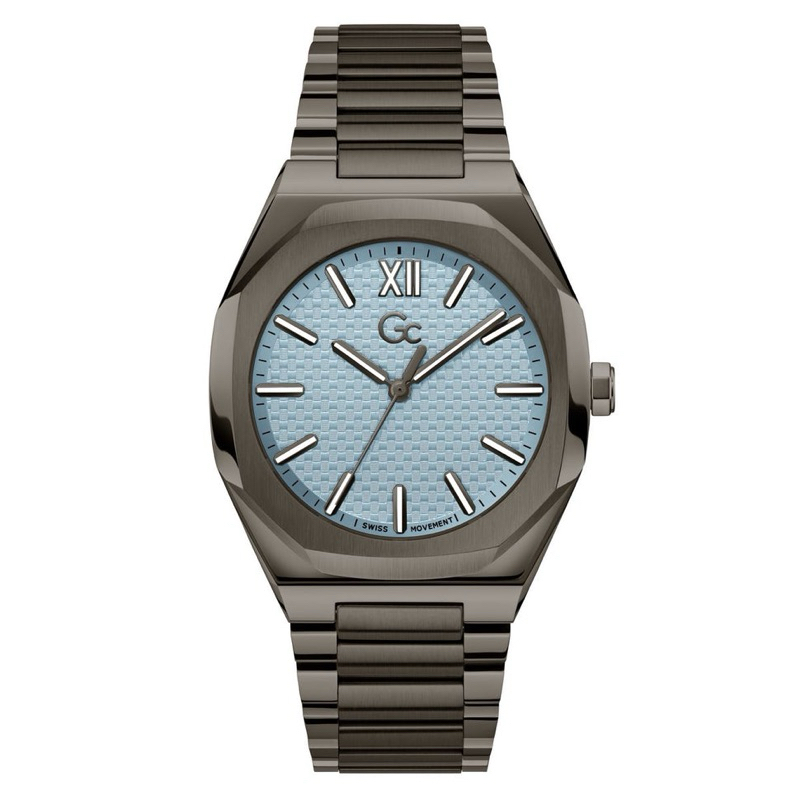 Guess Collection GC Z26003G7MF Jam Tangan Pria Analog Dial Ice Blue Original